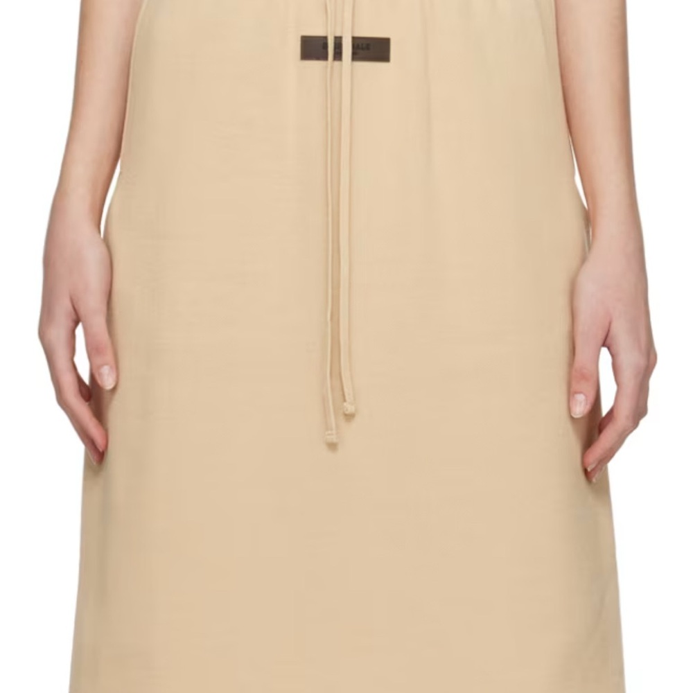 Fear of God Essentials Beige Midi Skirt